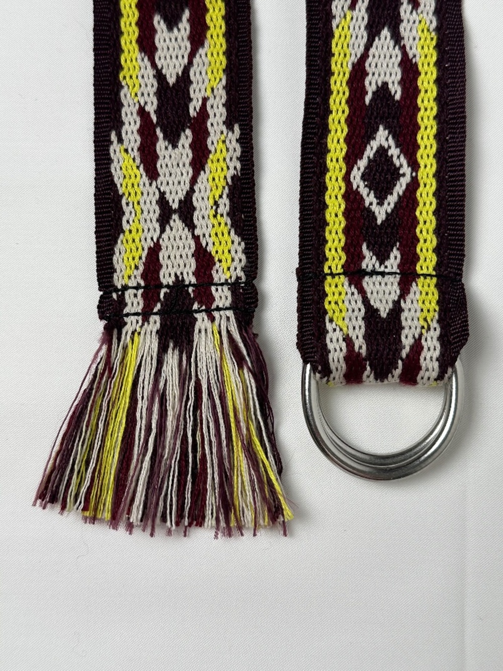 Isabel Marant Etka Fringed Woven Jacquard Belt